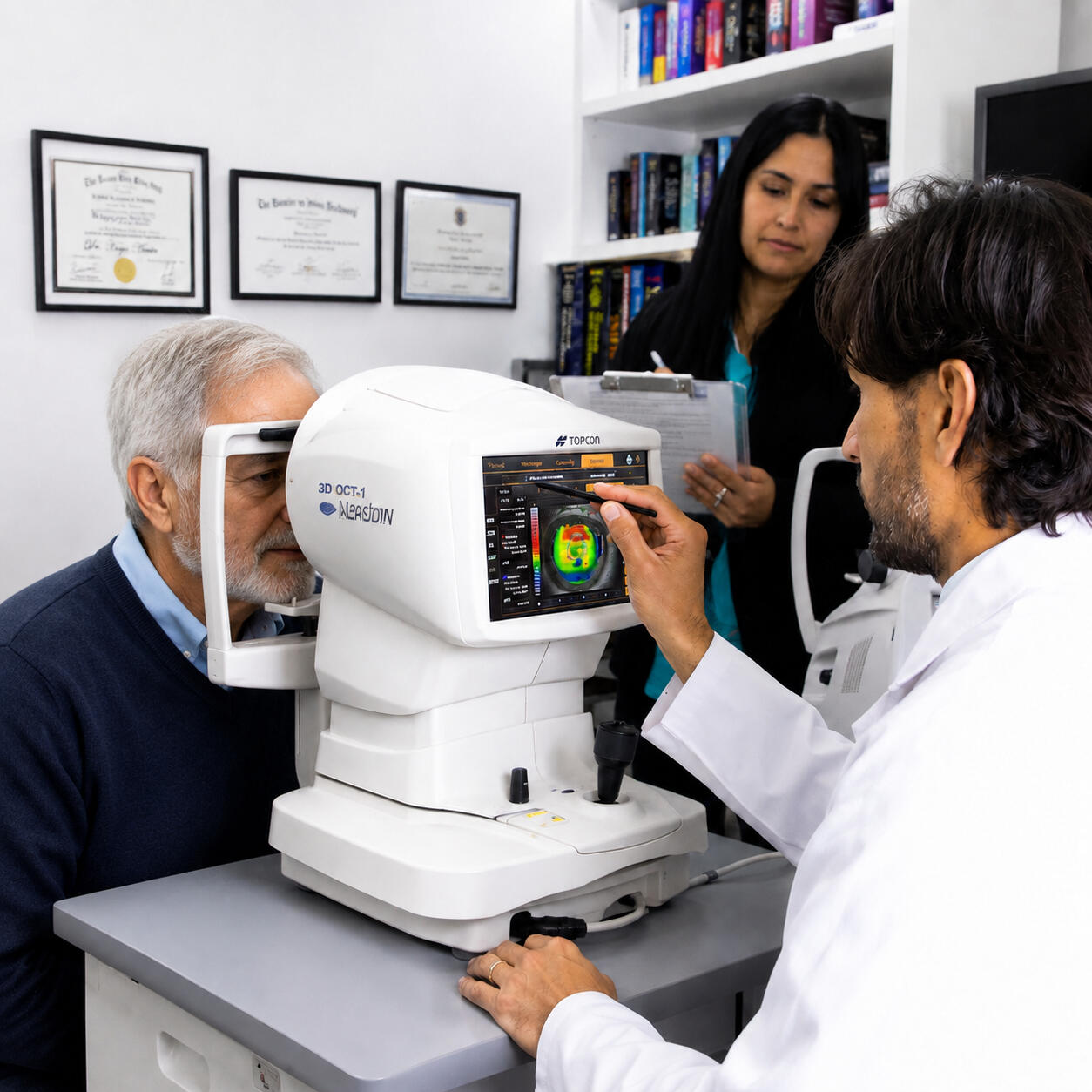 Estudio oftalmológico para el control del glaucoma